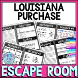 Louisiana Purchase Escape Room Activity - Reading Challeng