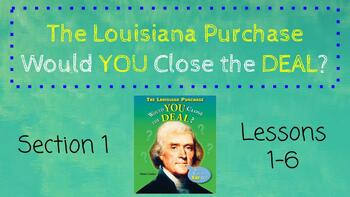 Preview of Louisiana Purchase Guidebook Unit Section 1