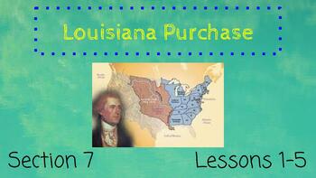 Preview of Louisiana Purchase Guidebook Unit Section 7