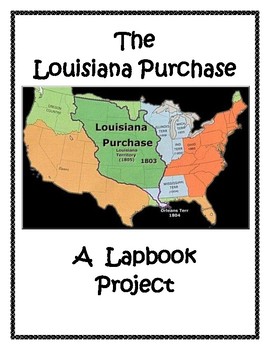 Preview of Louisiana Purchase Lapbook