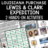 Louisiana Purchase Lewis and Clark Activities 2 Hands Acti