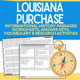 Louisiana Purchase Packet: No-Prep Informational History P