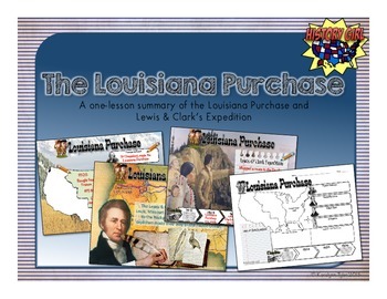 Preview of Louisiana Purchase PowerPoint and Infographic