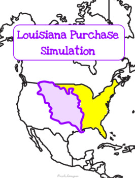 Preview of Louisiana Purchase Simulation - Activity - Buy Your Town *Money not included*