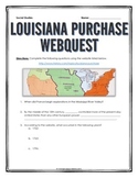 Louisiana Purchase - Webquest with Key