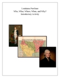 Louisiana Purchase. Who, What, Where, When, and Why? Intro