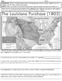 Louisiana Purchase geographic impact map analysis