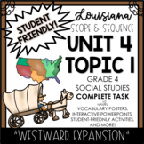 Louisiana Social Studies 4th Grade Unit 4 Topic 1 COMPLETE TASK!