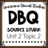 Louisiana Social Studies DBQ: American Colonies WITH Poste