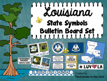Preview of Louisiana State Symbols Bulletin Board Set