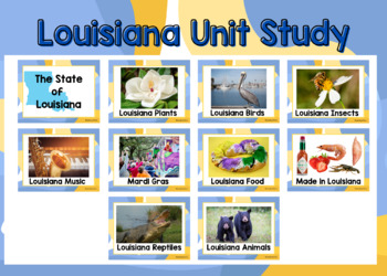 Preview of Louisiana Unit: All Things Louisiana 10 day Unit