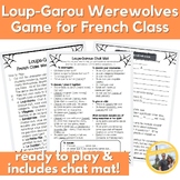 Loups-Garous Werewolves Game for French Class - Perfect ac