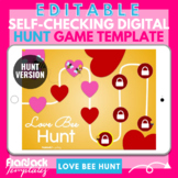Love Bee Hunt Google Slides PowerPoint Editable Game Template