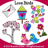 Love Birds Valentine's Day Clip Art | Clipart Commercial Use