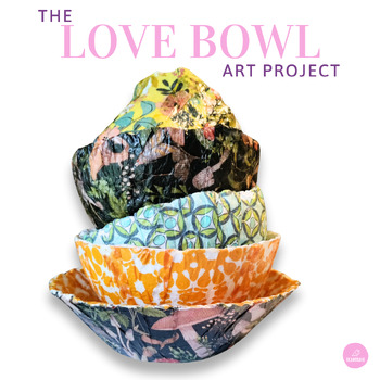 Preview of Love Bowl: A recycled paper clay art activity for Earth Day, Valentines Day, etc