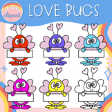 Love Bug Clipart | Valentine Bugs