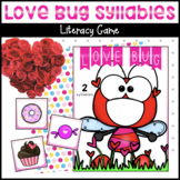Love Bug Counting Syllables Game for Valentine's Day