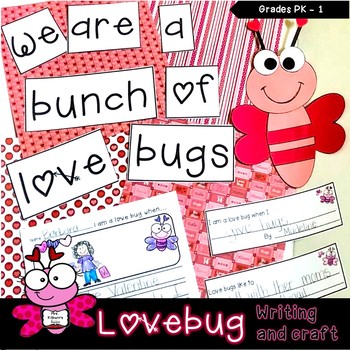 Preview of Love Bug Valentine Craft