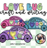 Love Bug Valentine's Retro Car Craft and Writing