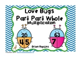 Love Bugs Part Part Whole Multiplication Task Cards