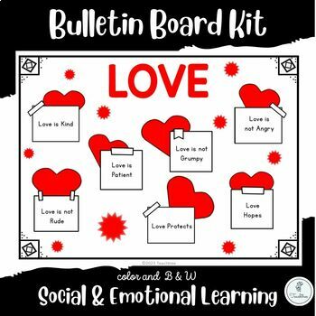 Love Bulletin Board Kit/ Valentine's Day / Kindness / Social Emotional  Learning