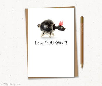 Preview of Love Card, Valentine Card, Printable, Anniversary Card, 4"X6"