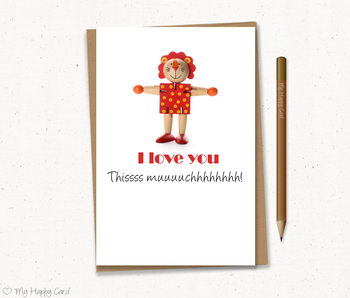 Preview of Love Card, Valentine Card, Printable, Anniversary Card, Funny Card 4"X6"