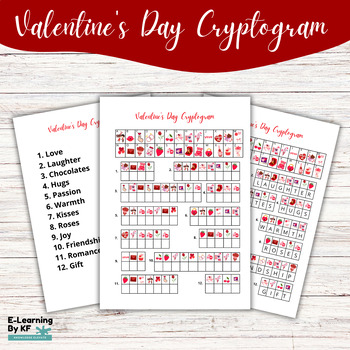 Preview of Love Code: Valentine's Day Cryptogram Challenge