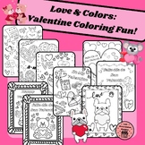 Valentine's Day Coloring Sheets: Love & Colors English & S