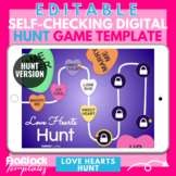 Love Heart Hunt Google Slides PowerPoint Editable Game Template