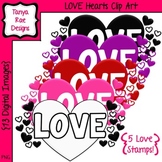 Love Hearts Clip Art {Valentine's Day}