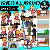 Love Is All Around - Short Story Clip Art Set {Educlips Clipart}