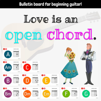 Preview of Love Is An Open Chord ~ Guitar Bulletin Board