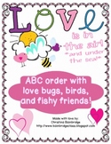 Love Is In the Air- ABC Order Center and Hallway Hunt
