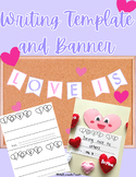 Love Is Valentine's Day Poem Banner and Writing Activity w