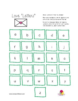 Preview of Love "Letters" - Upper and Lowercase Mail Carrier Game