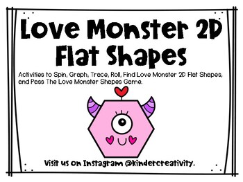 Preview of Love Monster 2D Flat Shapes