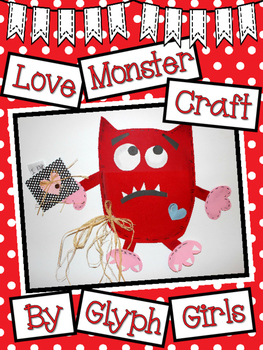 Preview of Love Monster Craft
