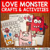 Love Monster Craft Activities, Valentines Day, Writing, Ce