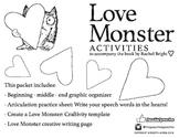 Love Monster Valentine Activities