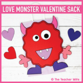 Love Monster Valentine Sack Template