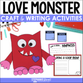Love Monster Valentine's Day Craft and Writing