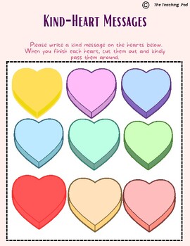 Preview of Love Notes: Valentine's Day Kind Heart Messages