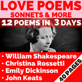 LOVE POETRY: Discussion Questions, Literary Devices, & Wri