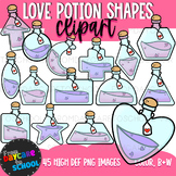 Valentine Love Potion Shapes Clipart