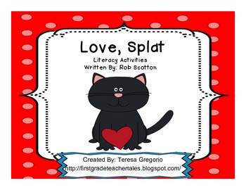 Preview of Love, Splat Literacy and Writing Fun