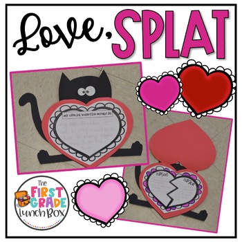 Preview of Love, Splat - Reading comprehension craftivity
