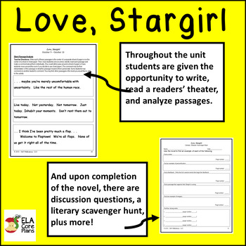 love stargirl novel questions