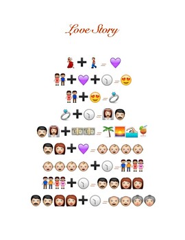Preview of Emoji Love Story