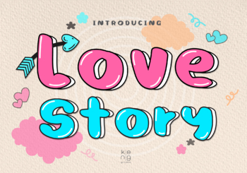 Preview of Love Story Font